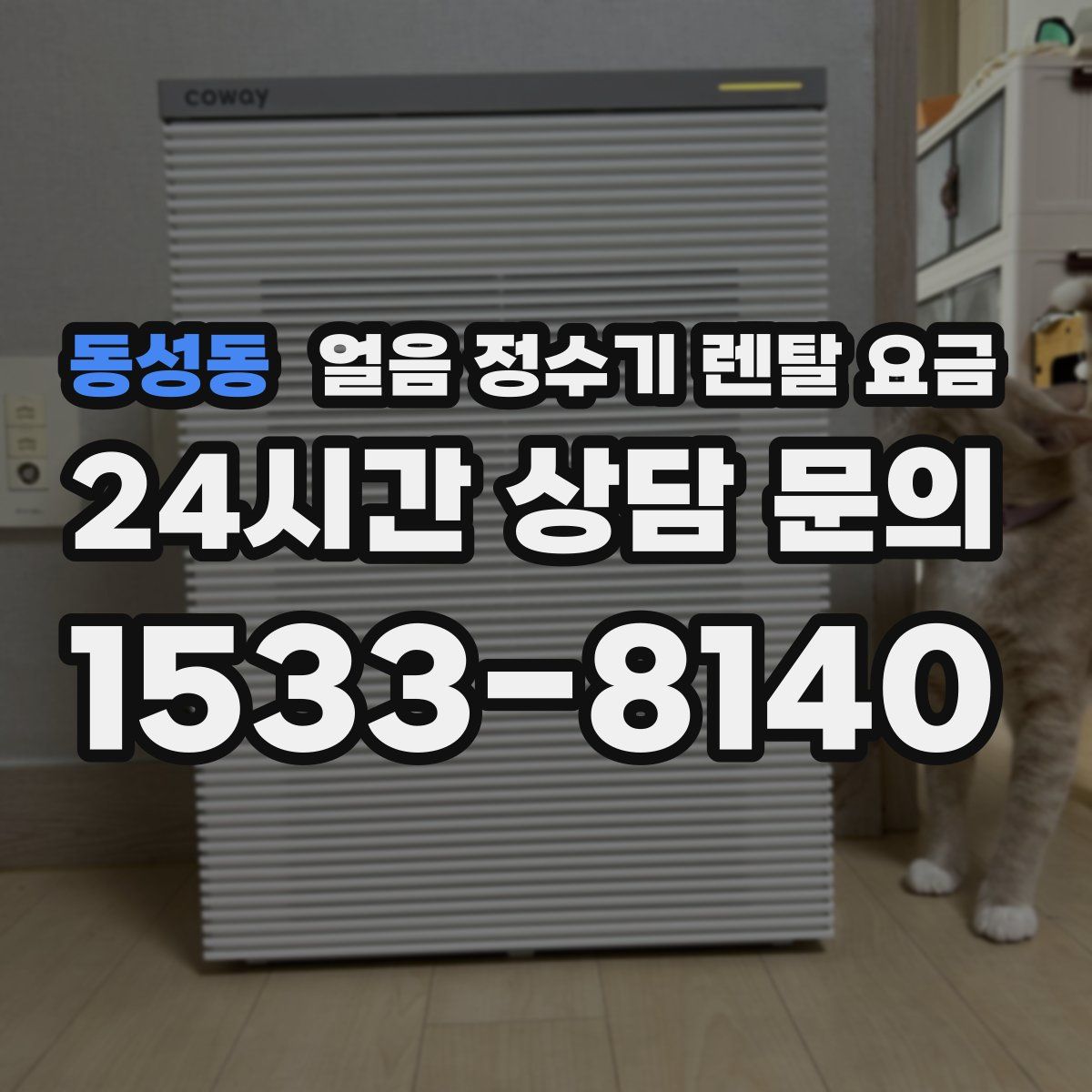 동성동 얼음 정수기 렌탈 요금