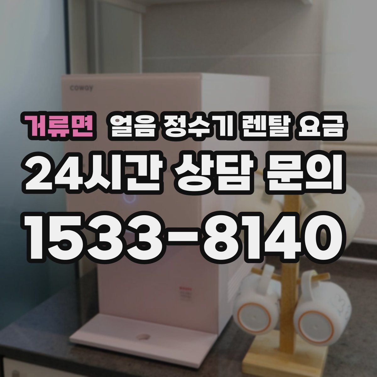 거류면 얼음 정수기 렌탈 요금