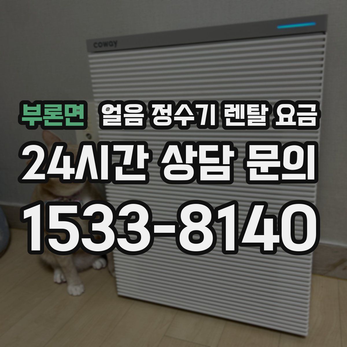 부론면 얼음 정수기 렌탈 요금