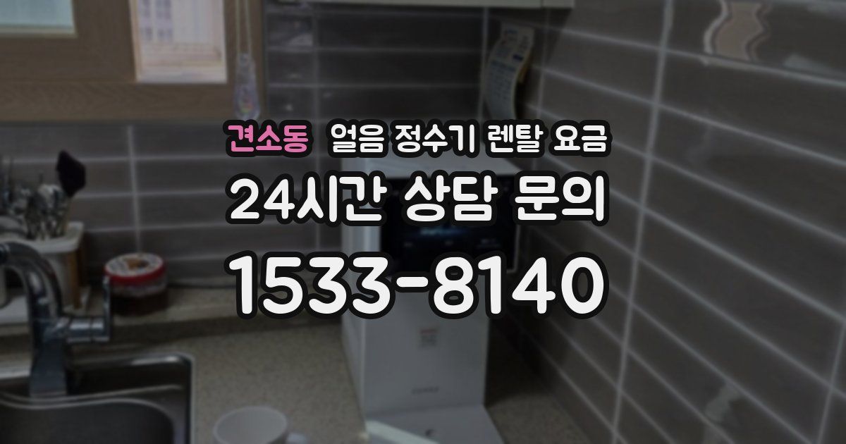 견소동 얼음 정수기 렌탈 요금