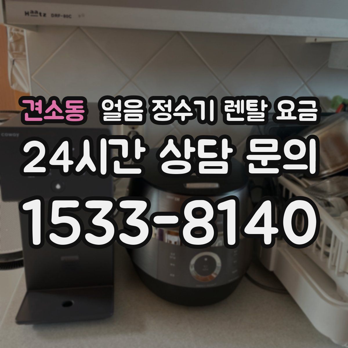 견소동 얼음 정수기 렌탈 요금