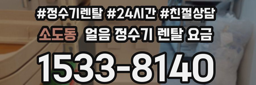소도동 얼음 정수기 렌탈 요금