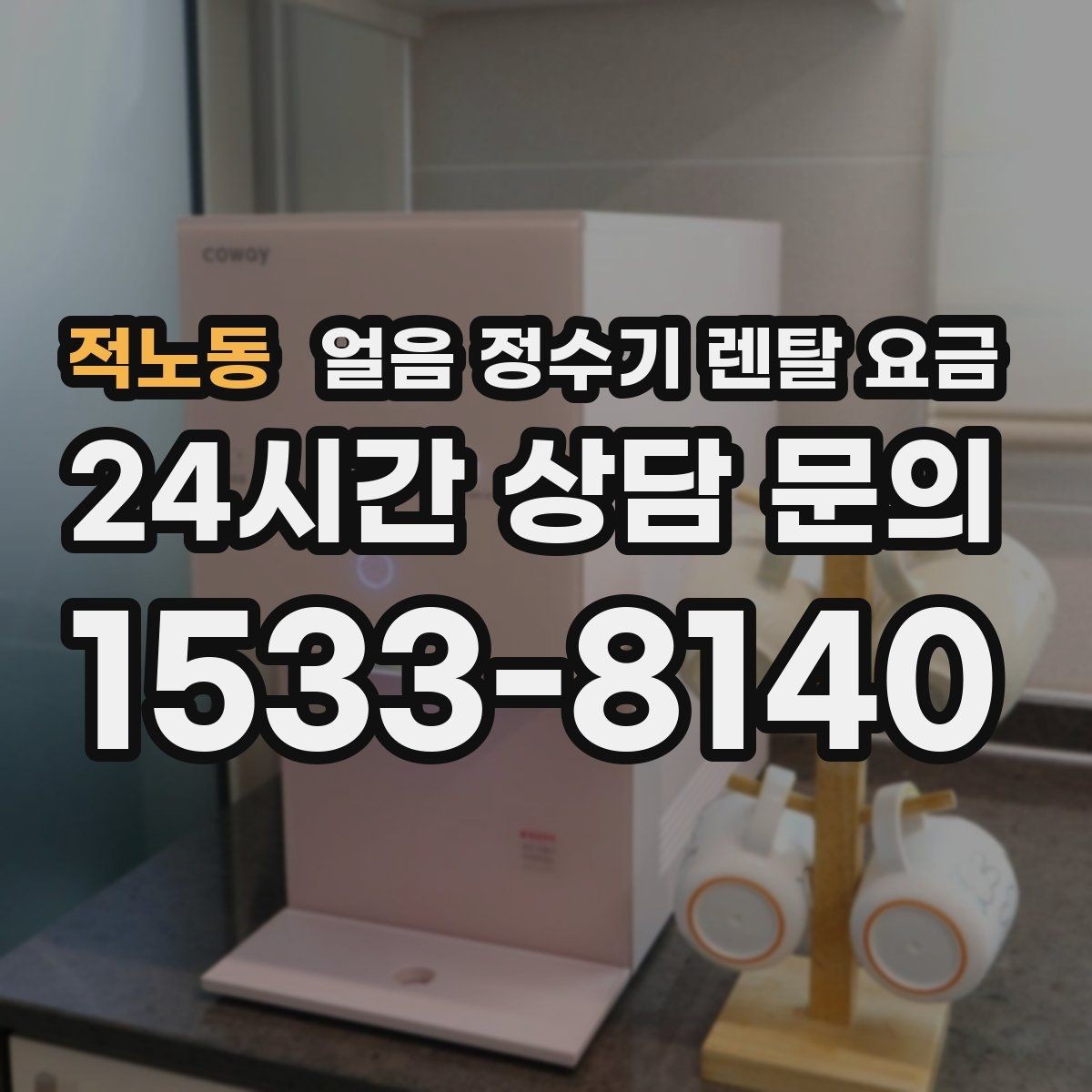 적노동 얼음 정수기 렌탈 요금 오프라인 상담이 필요한 경우