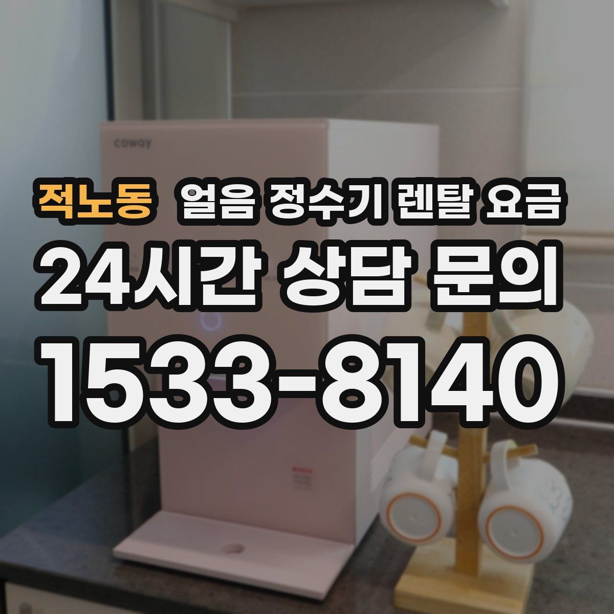 적노동 얼음 정수기 렌탈 요금
