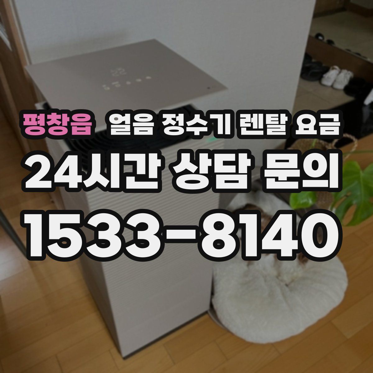 평창읍 얼음 정수기 렌탈 요금