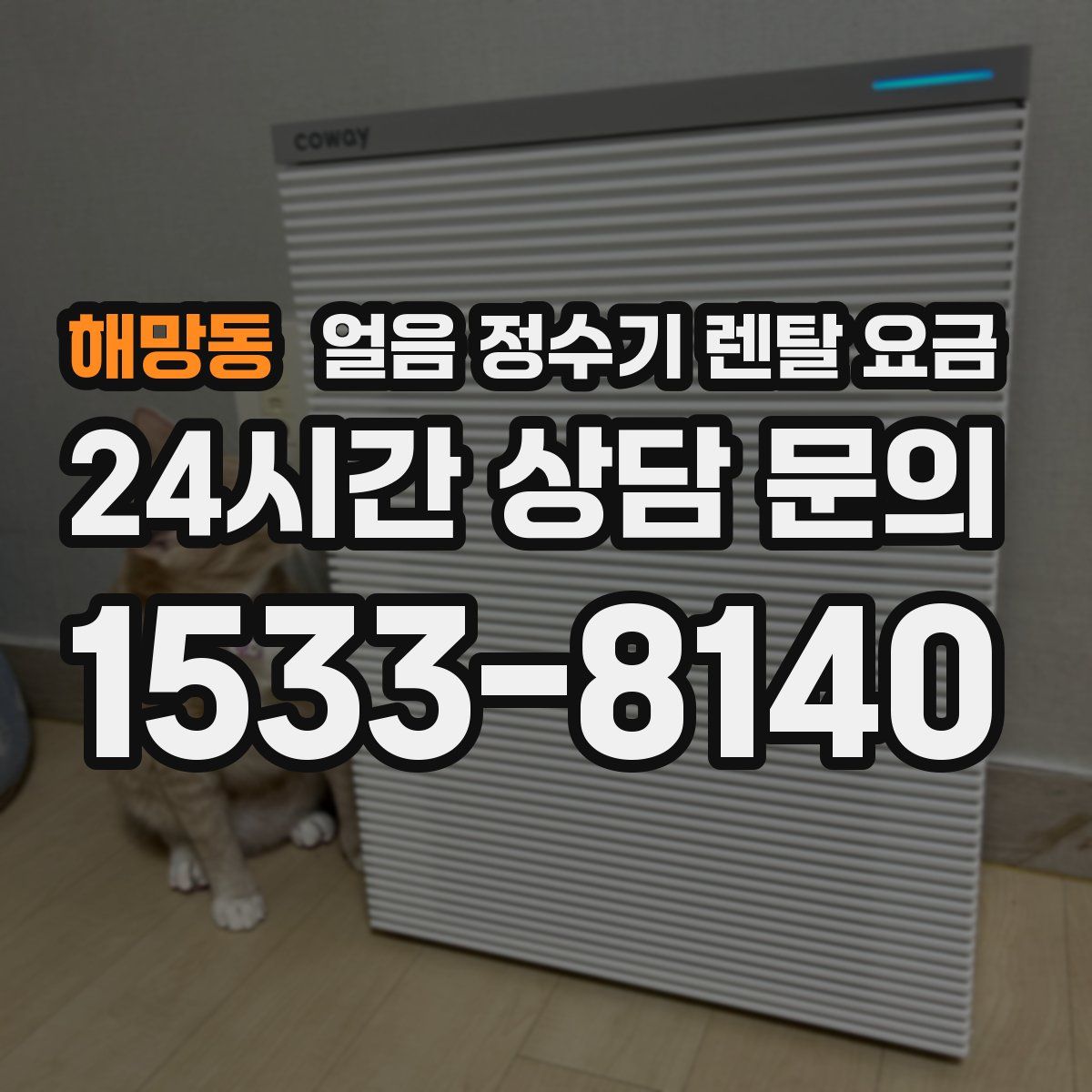 해망동 얼음 정수기 렌탈 요금