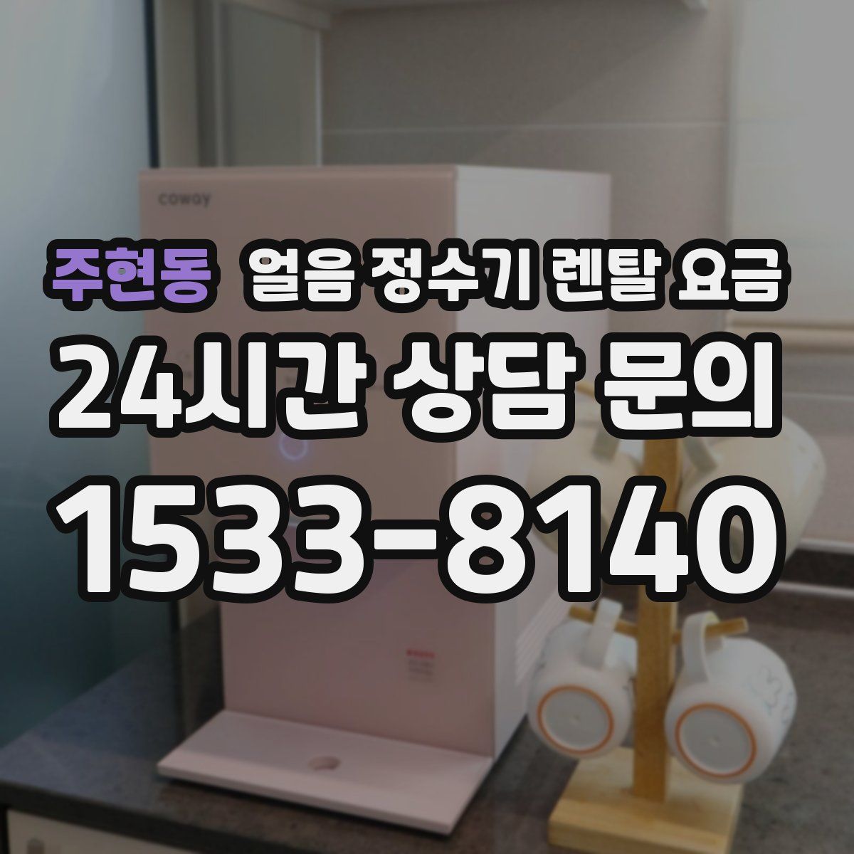 주현동 얼음 정수기 렌탈 요금
