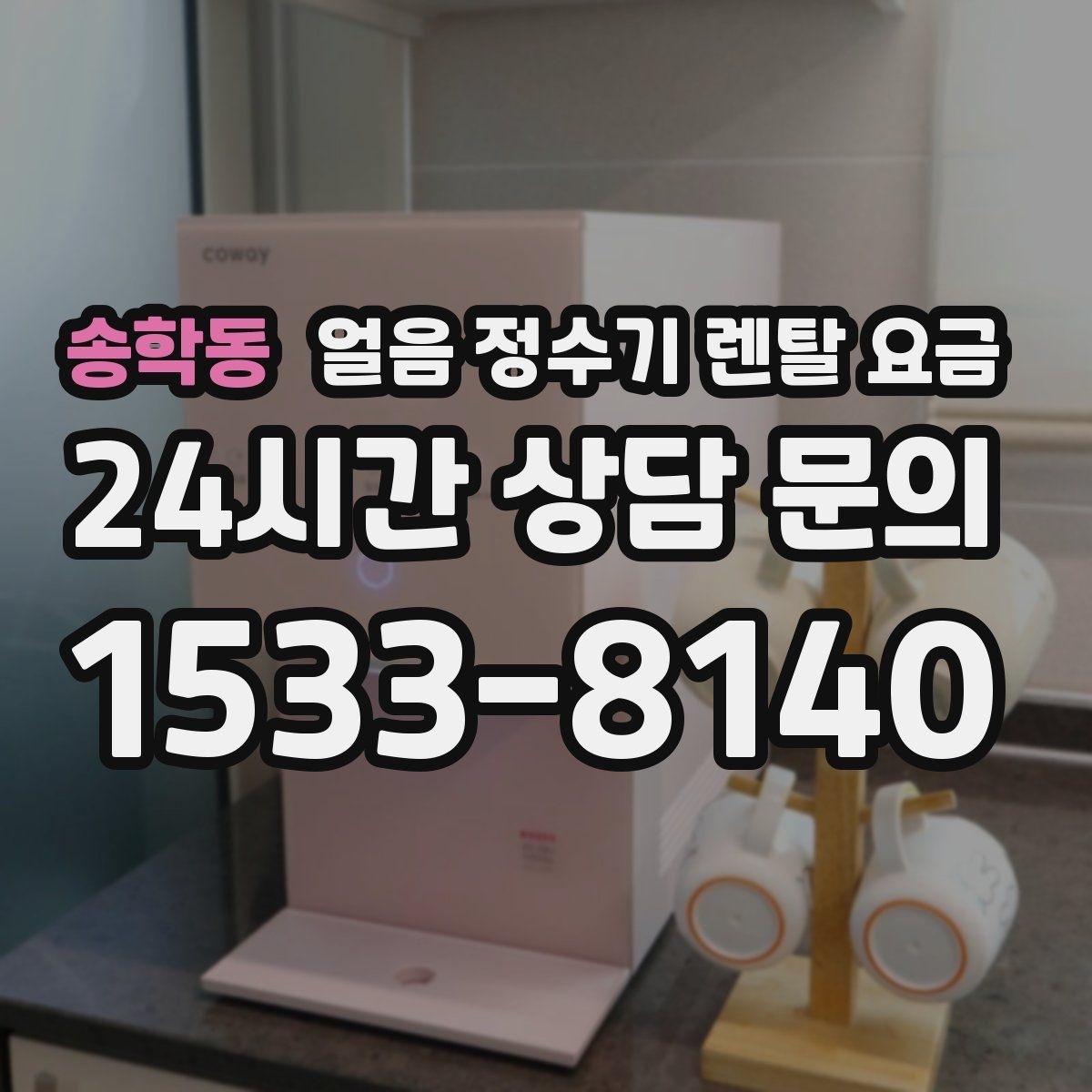 송학동 얼음 정수기 렌탈 요금