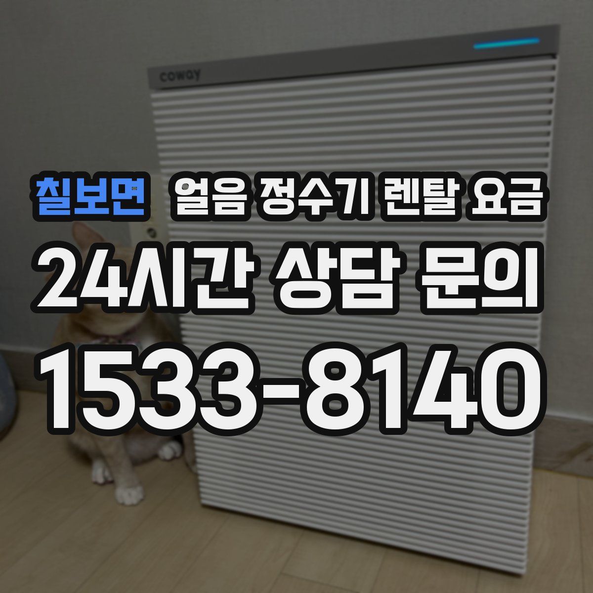 칠보면 얼음 정수기 렌탈 요금