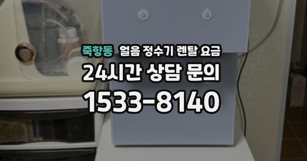 죽항동 얼음 정수기 렌탈 요금