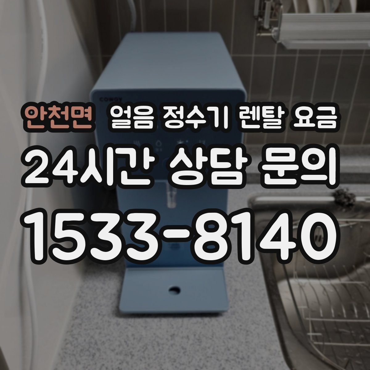 안천면 얼음 정수기 렌탈 요금