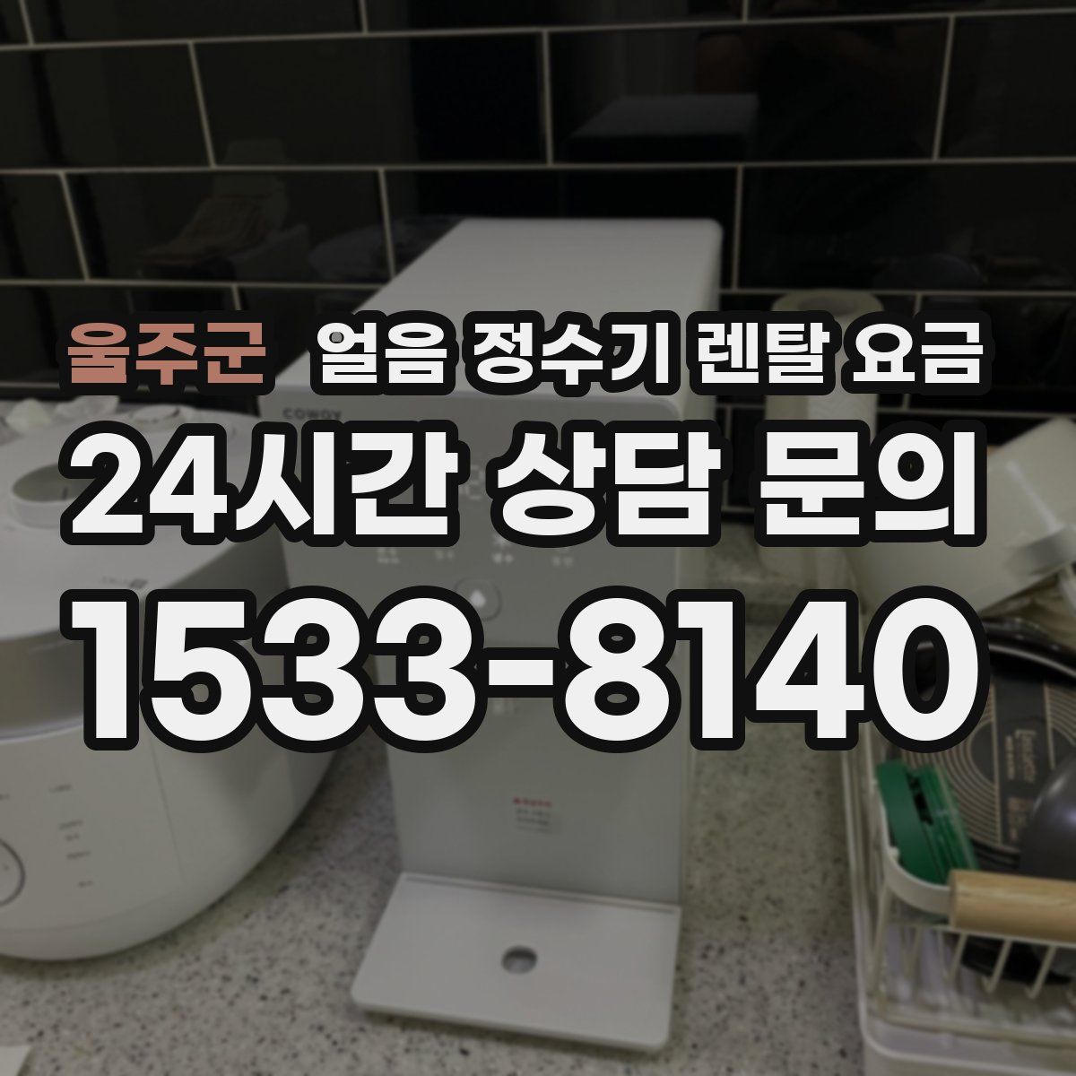 울주군 얼음 정수기 렌탈 요금