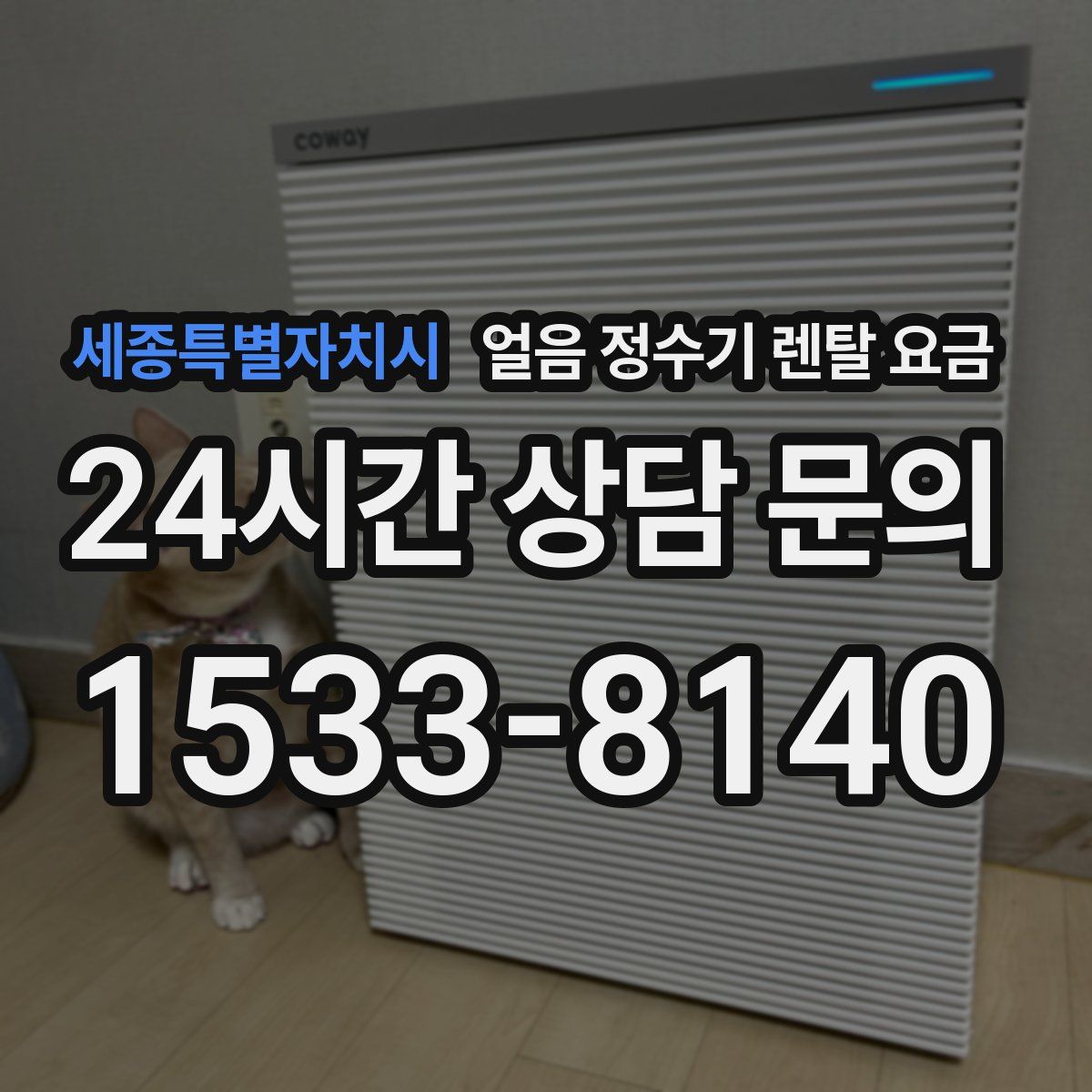 세종특별자치시 얼음 정수기 렌탈 요금