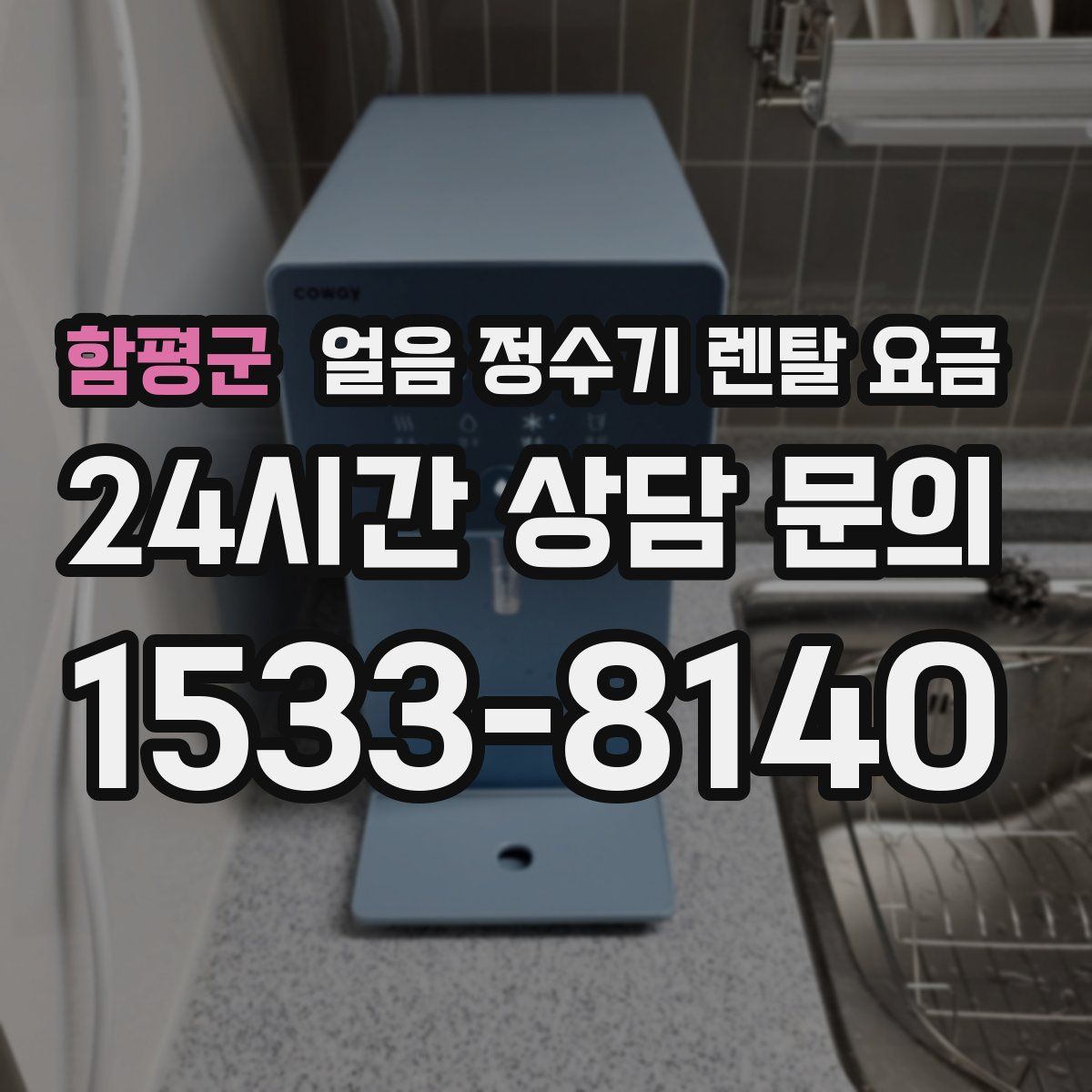 함평군 얼음 정수기 렌탈 요금