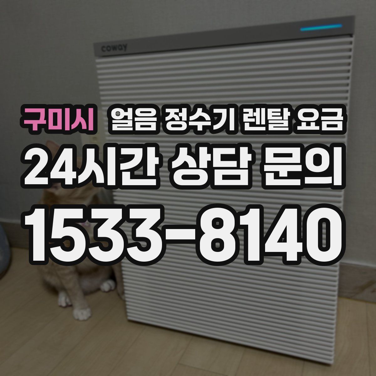 구미시 얼음 정수기 렌탈 요금
