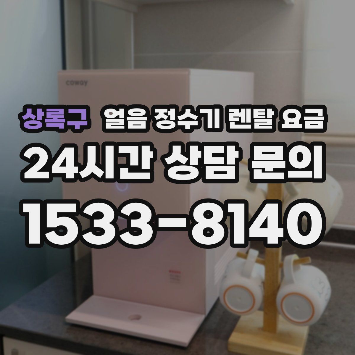 상록구 얼음 정수기 렌탈 요금