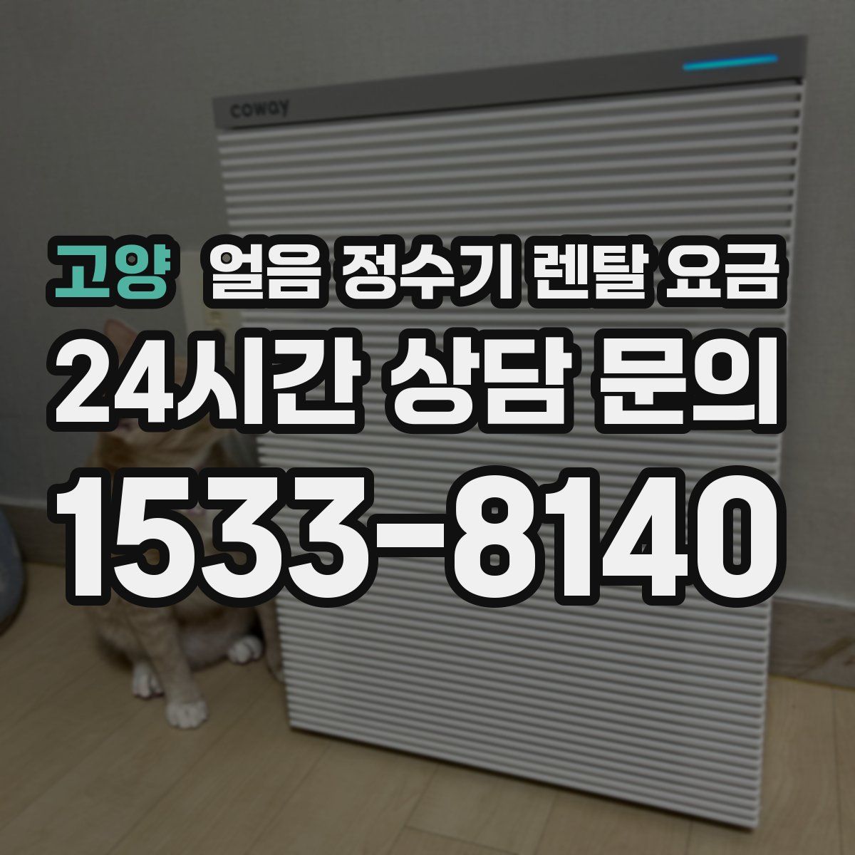 고양 얼음 정수기 렌탈 요금