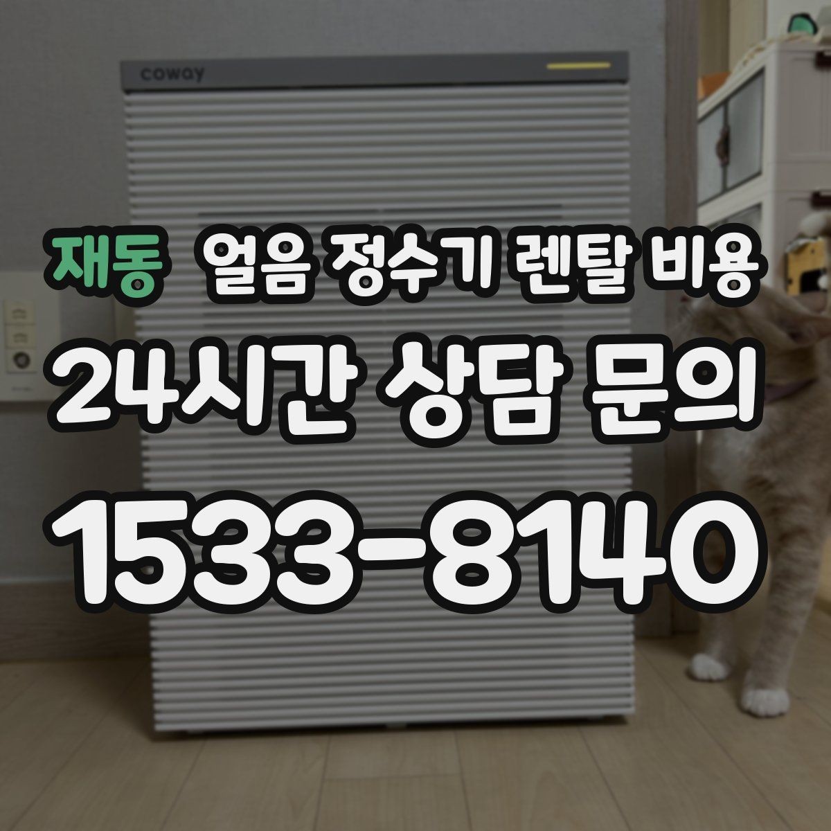 재동 얼음 정수기 렌탈 비용 고객센터 대응까지 확인해야 하는 이유