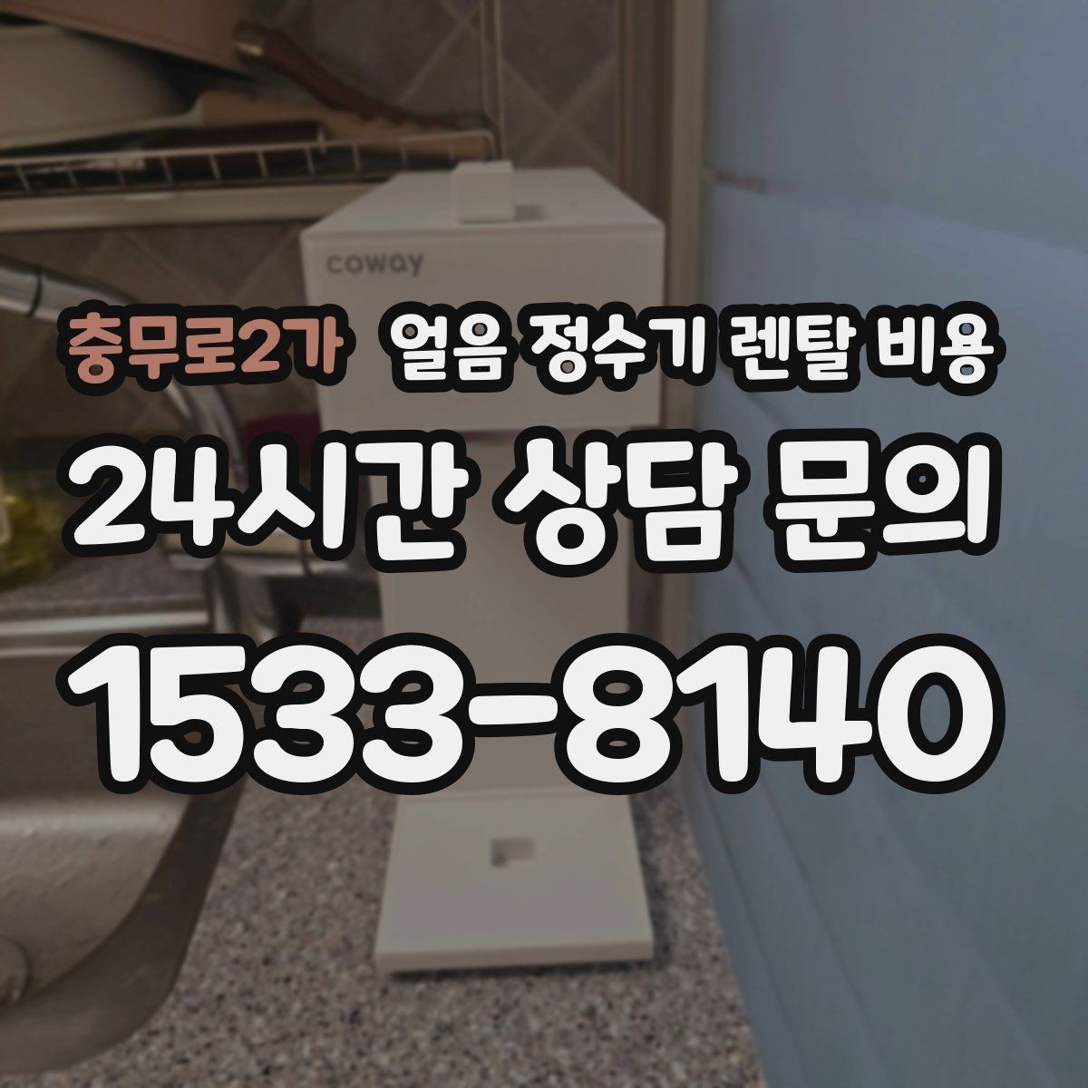 충무로2가 얼음 정수기 렌탈 비용 얼음 기능이 중요한 집의 특징