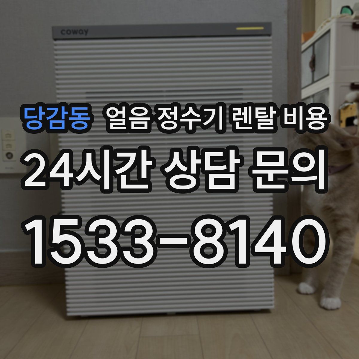 당감동 얼음 정수기 렌탈 비용