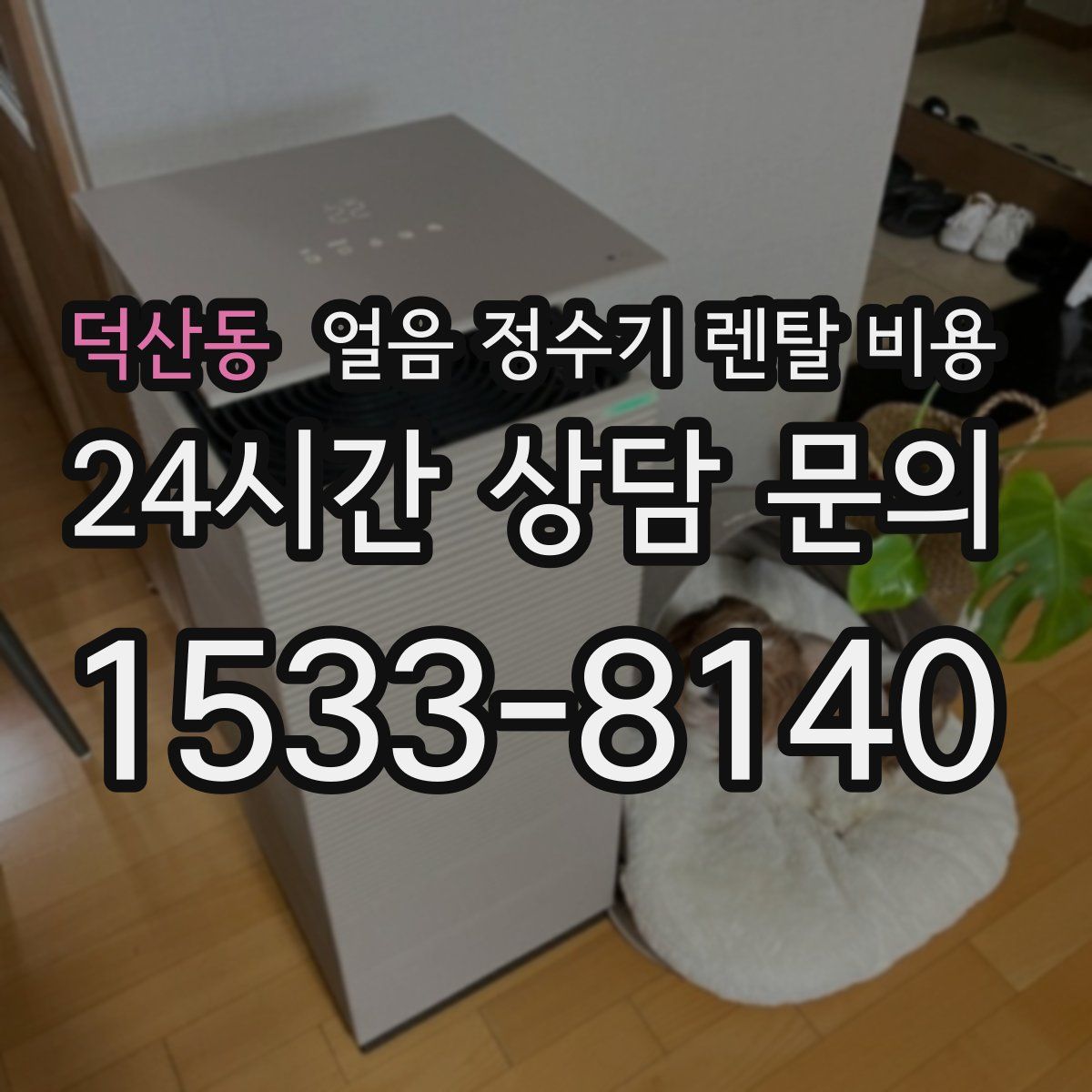 덕산동 얼음 정수기 렌탈 비용