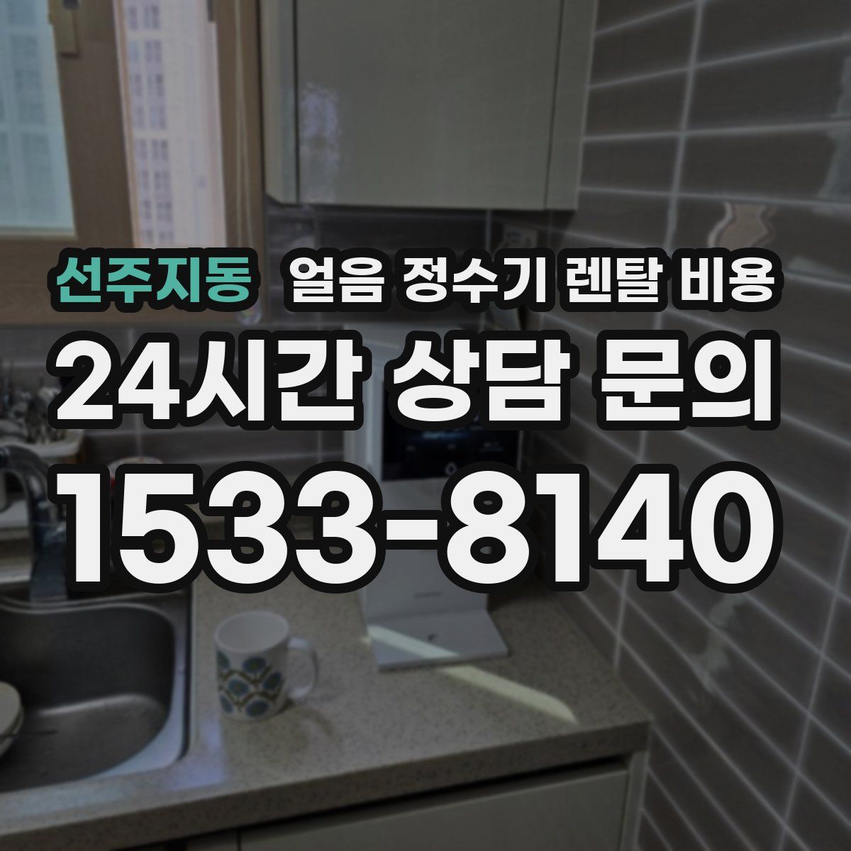 선주지동 얼음 정수기 렌탈 비용