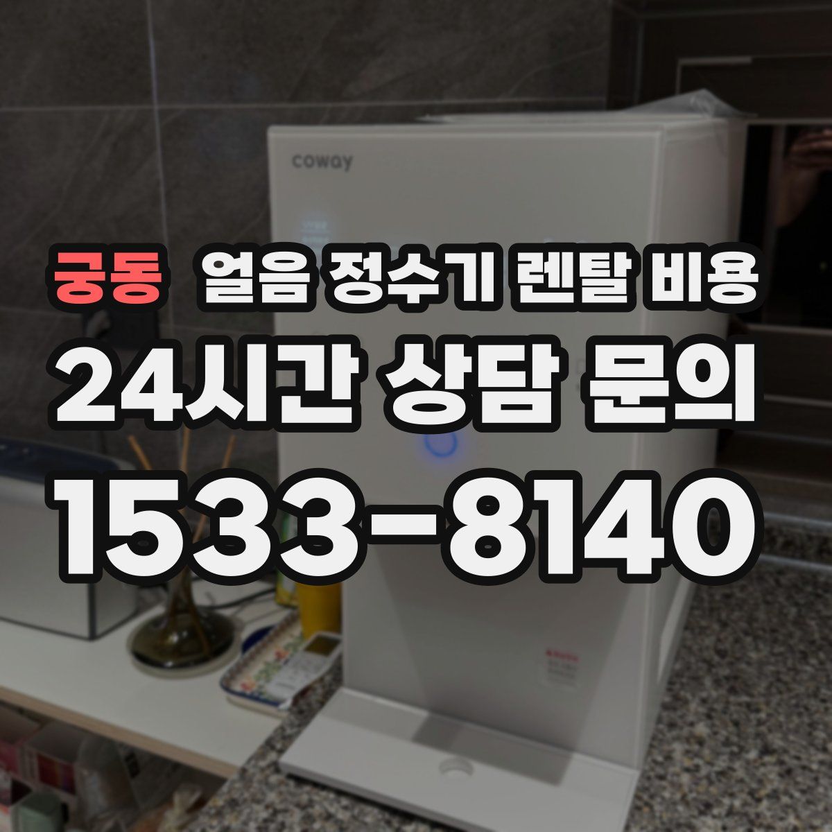 궁동 얼음 정수기 렌탈 비용