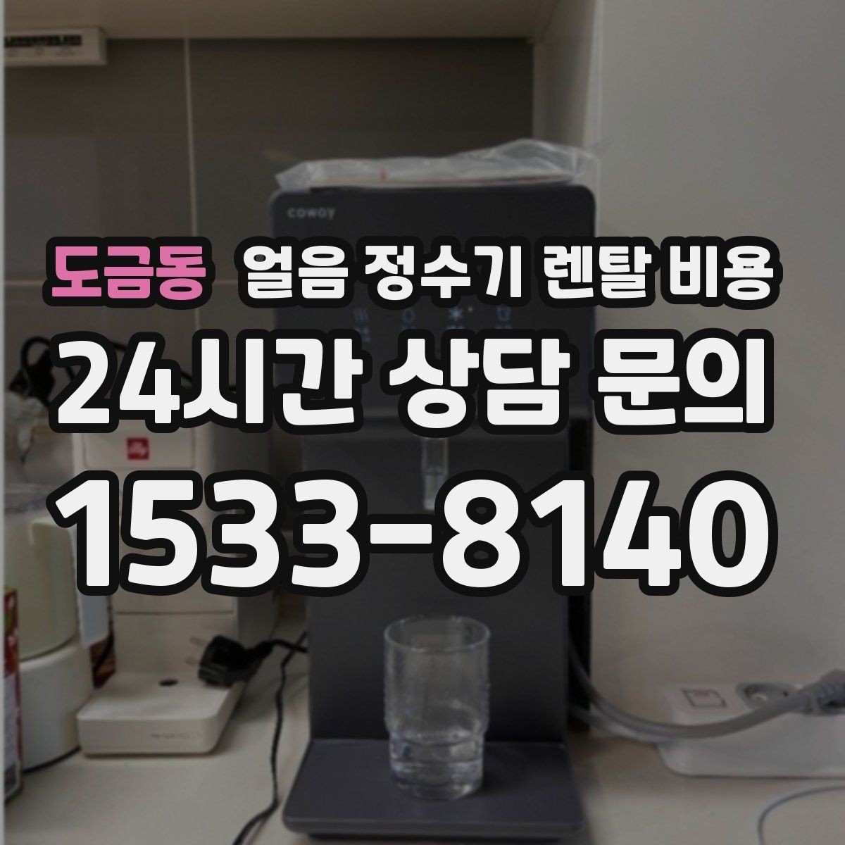 도금동 얼음 정수기 렌탈 비용 얼음 크기 조절 기능이 필요한 이유