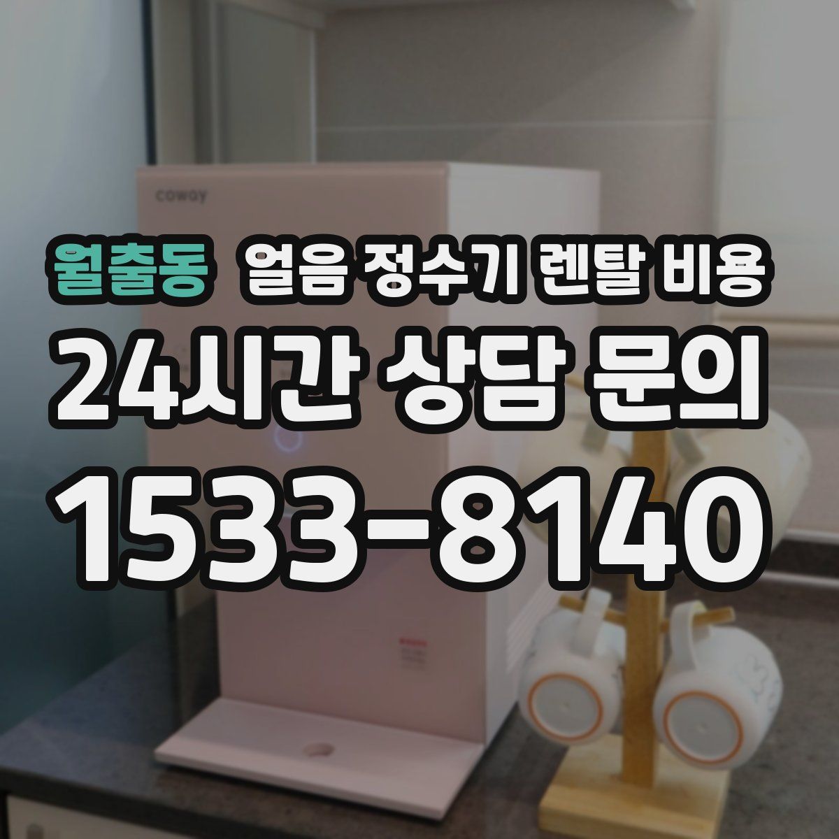 월출동 얼음 정수기 렌탈 비용