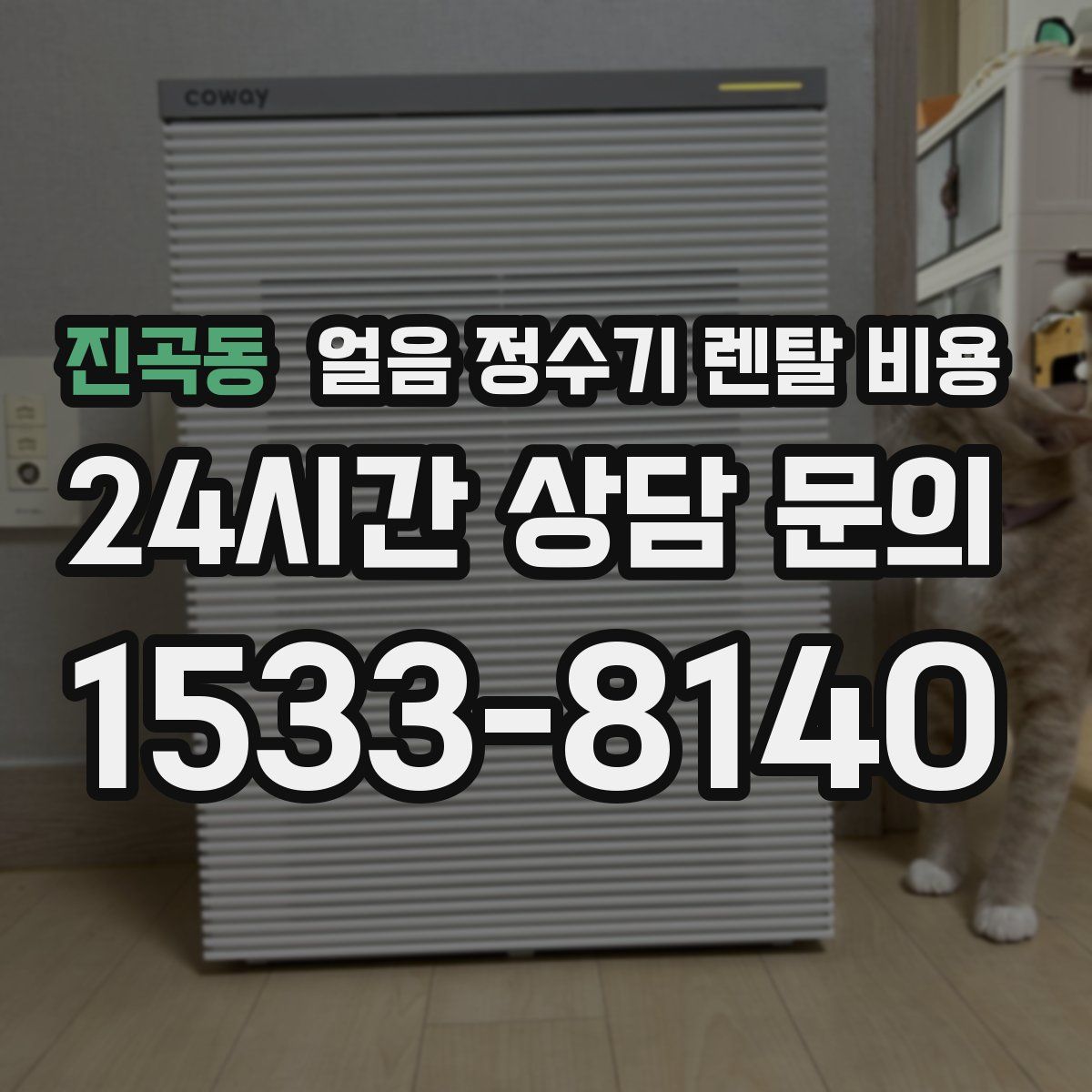 진곡동 얼음 정수기 렌탈 비용