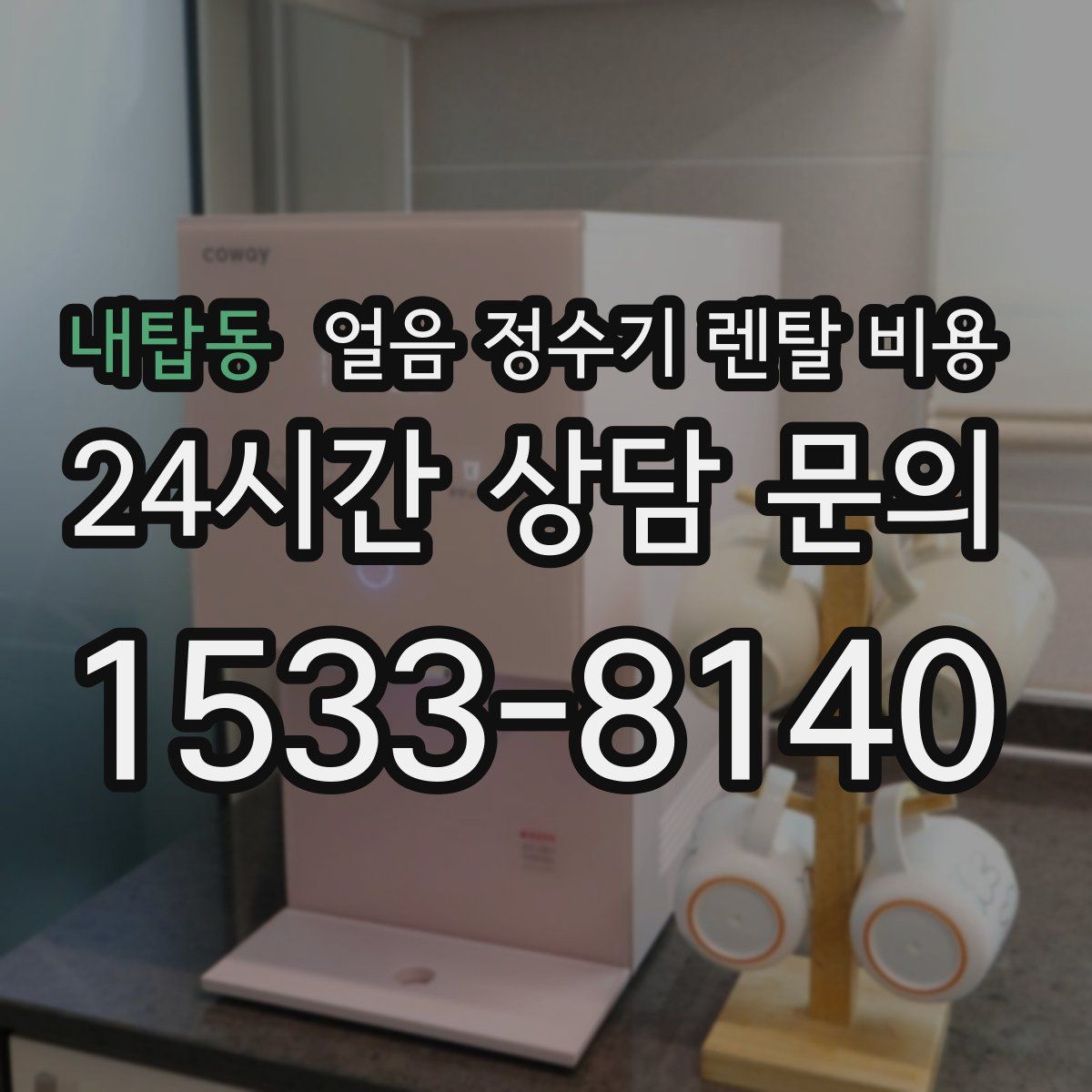 내탑동 얼음 정수기 렌탈 비용