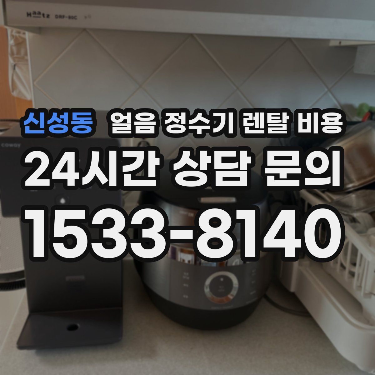 신성동 얼음 정수기 렌탈 비용