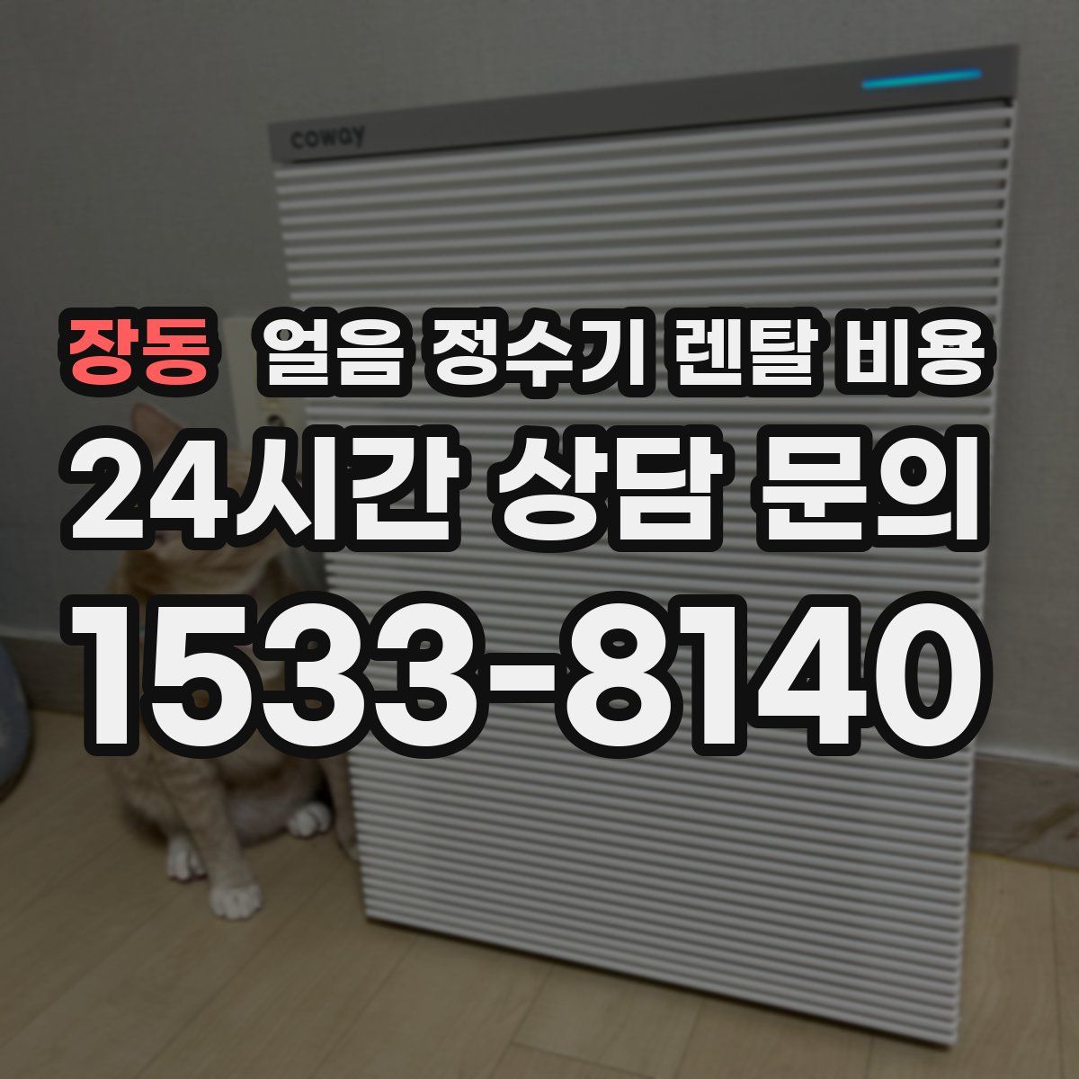 장동 얼음 정수기 렌탈 비용