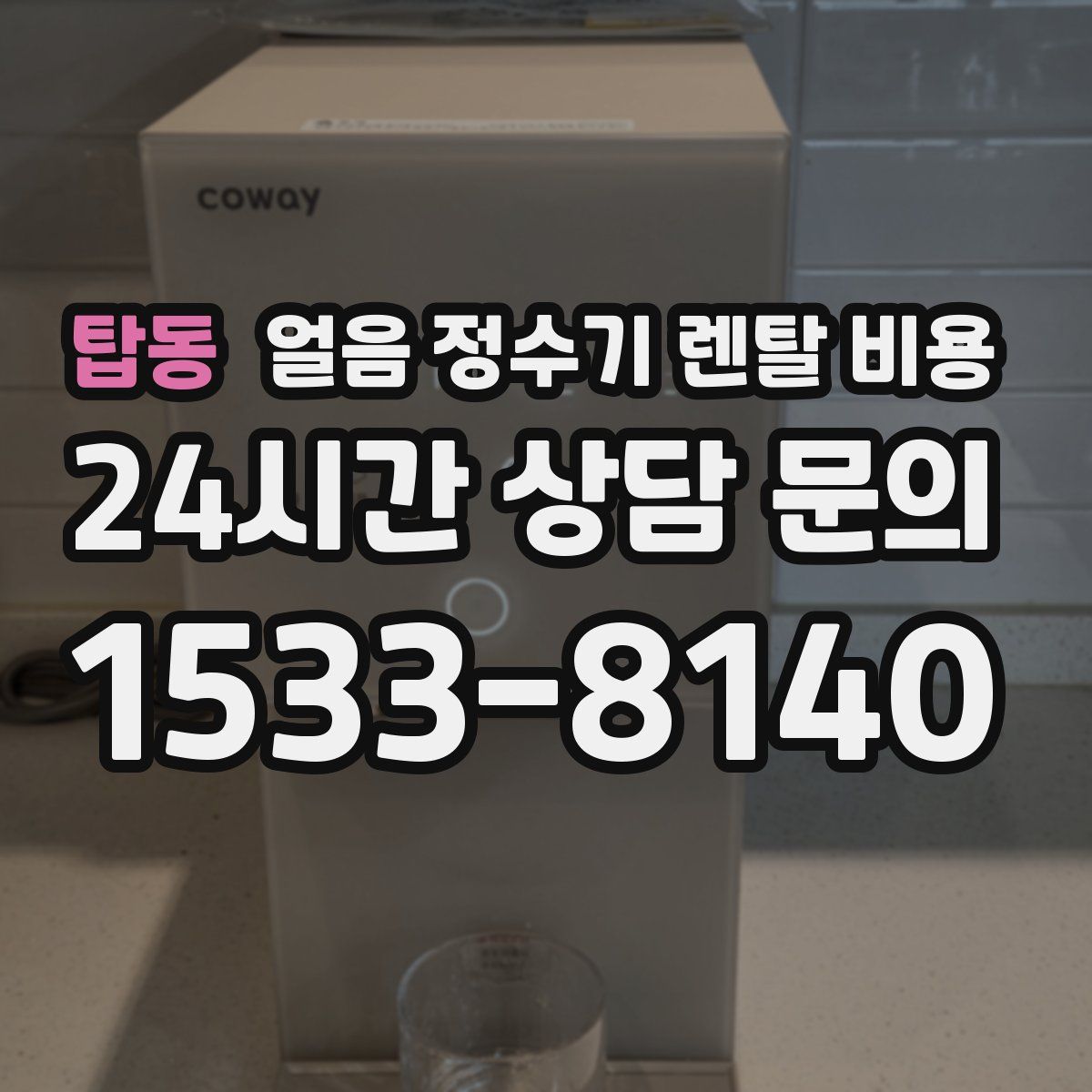 탑동 얼음 정수기 렌탈 비용