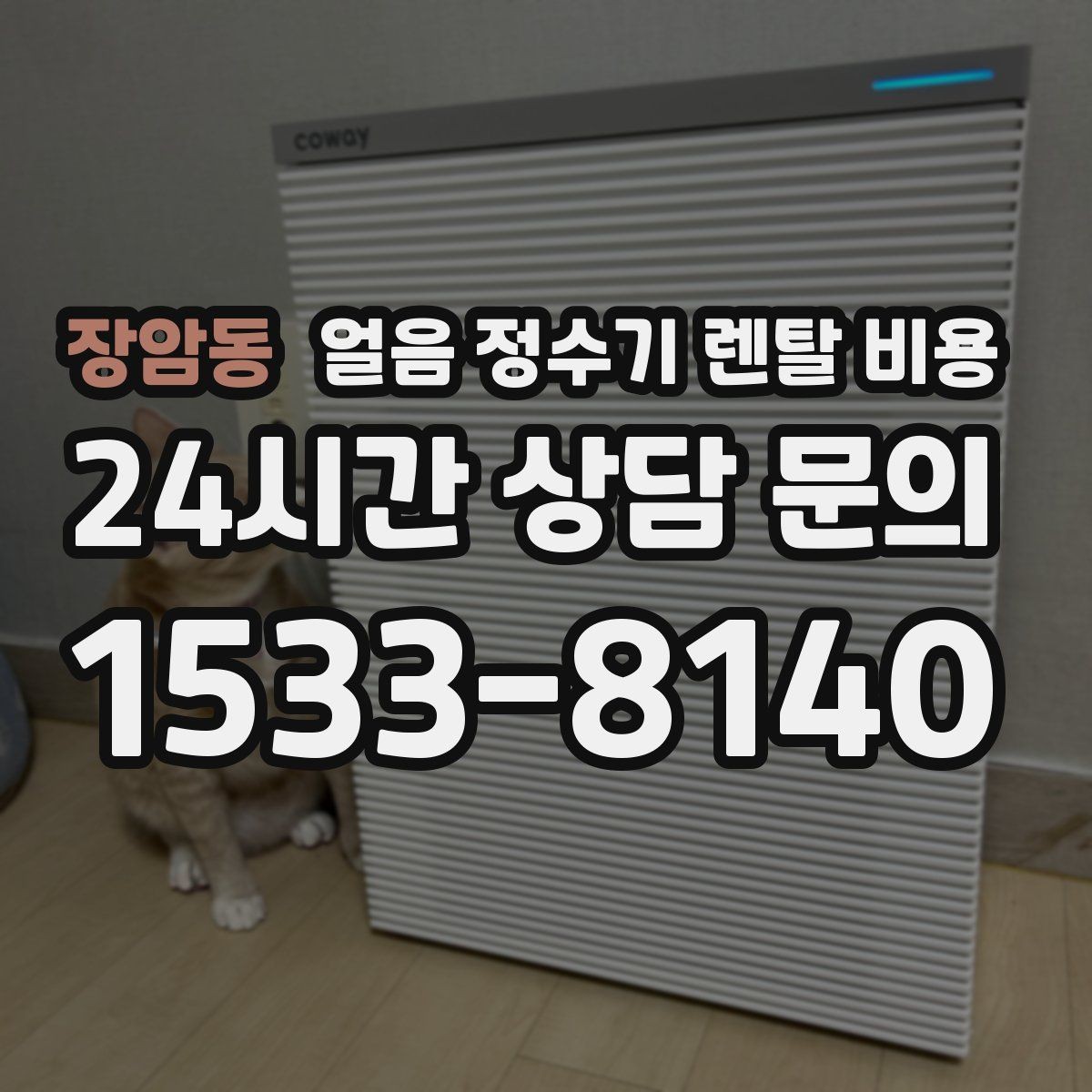 장암동 얼음 정수기 렌탈 비용 주방 구조에 따른 설치 기준