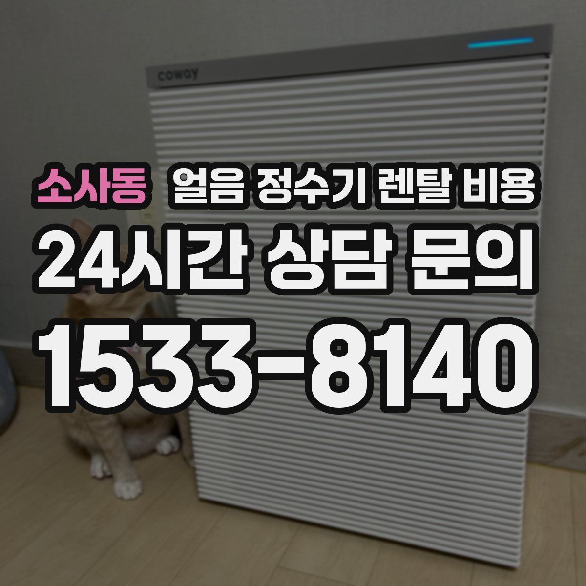 소사동 얼음 정수기 렌탈 비용