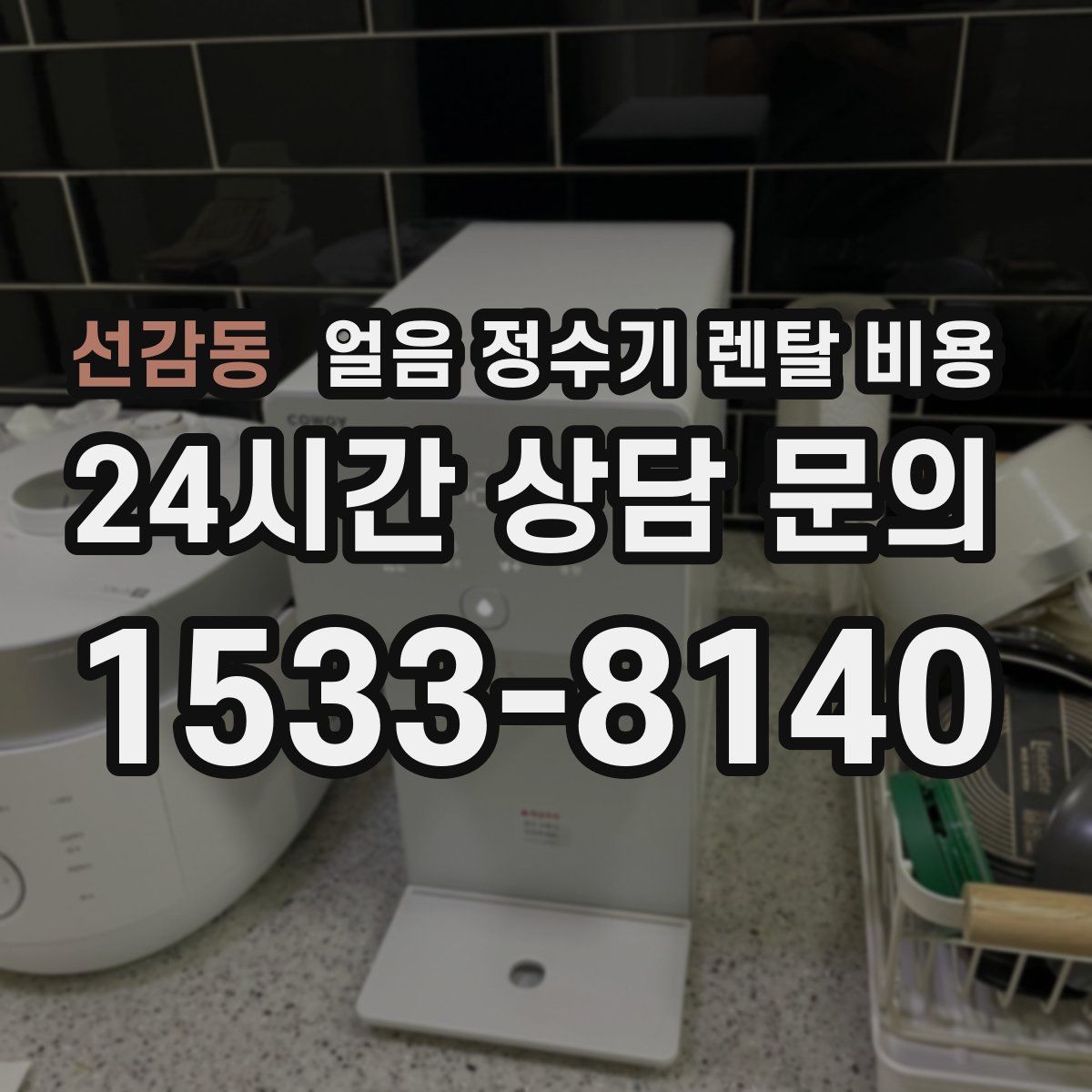 선감동 얼음 정수기 렌탈 비용