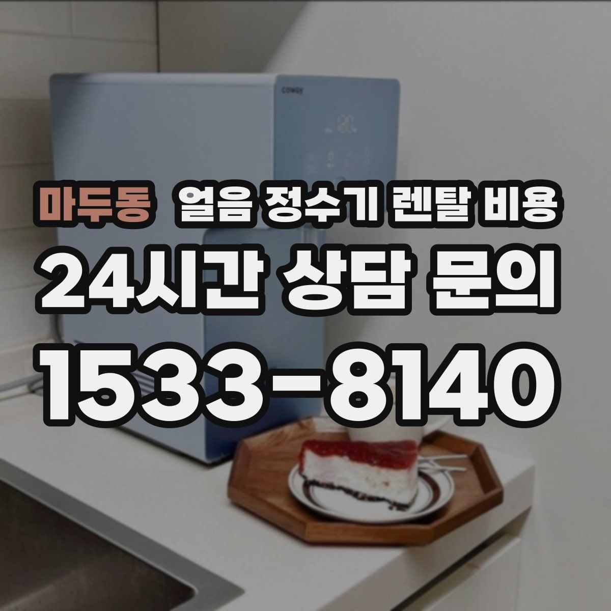 마두동 얼음 정수기 렌탈 비용