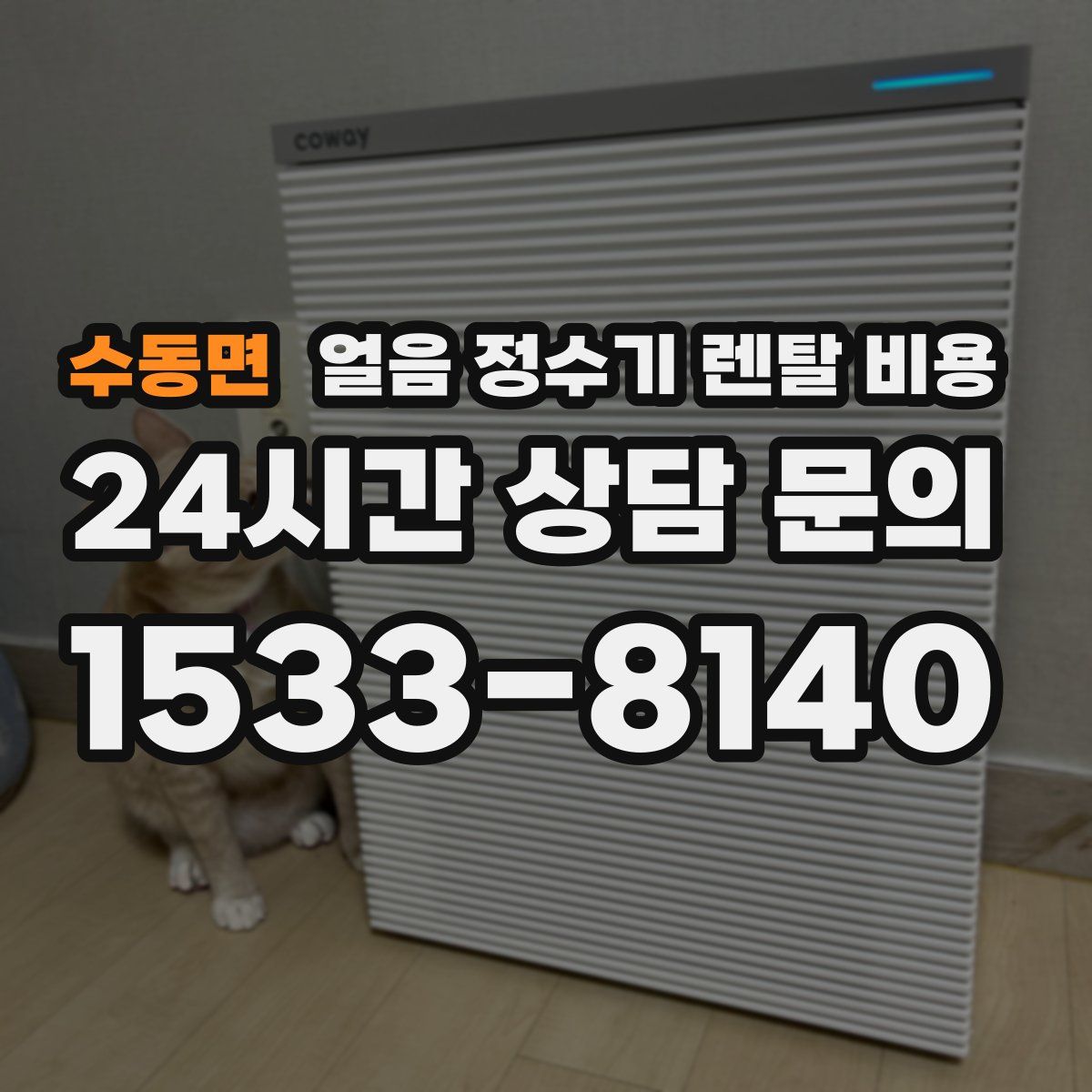 수동면 얼음 정수기 렌탈 비용