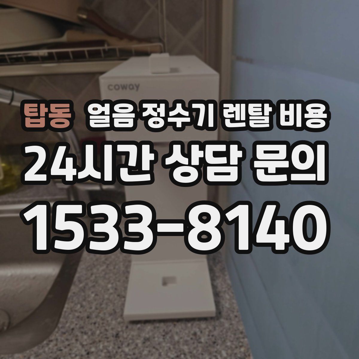 탑동 얼음 정수기 렌탈 비용