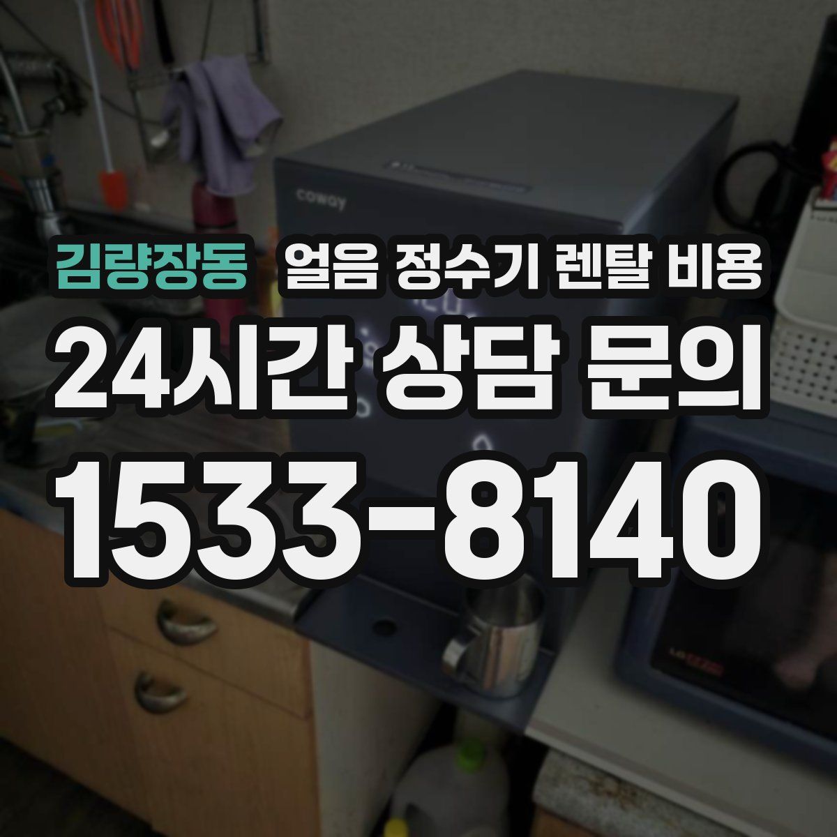 김량장동 얼음 정수기 렌탈 비용