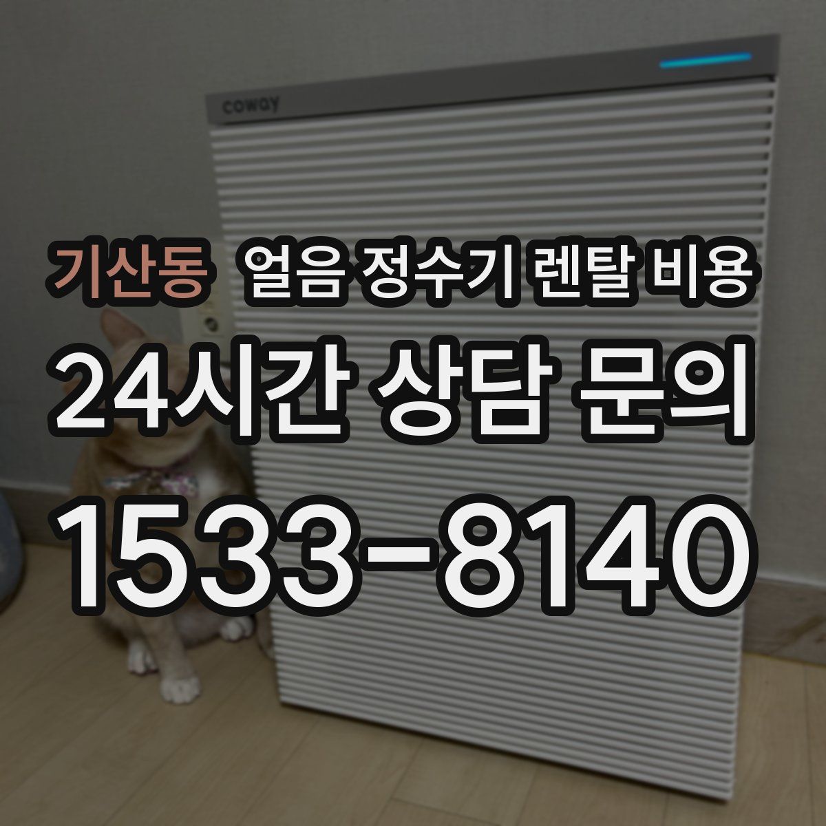 기산동 얼음 정수기 렌탈 비용