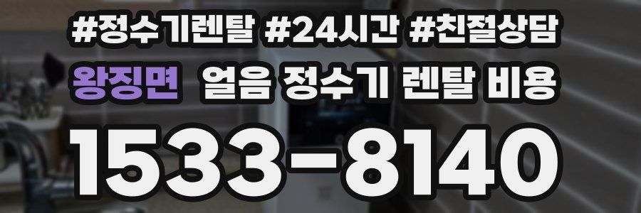 왕징면 얼음 정수기 렌탈 비용