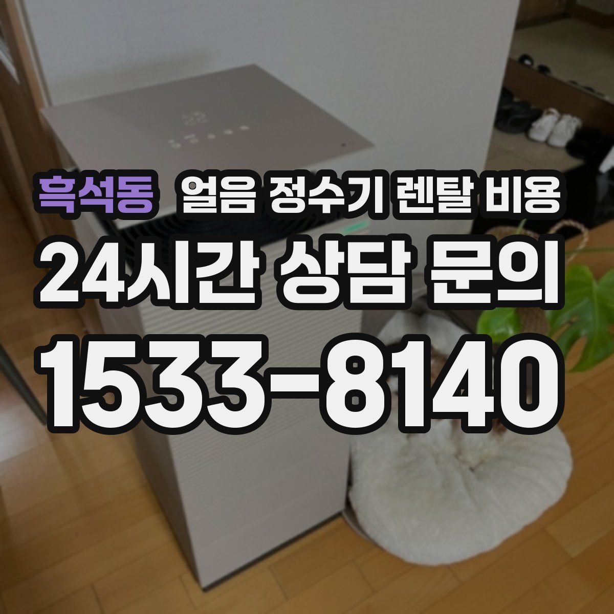 흑석동 얼음 정수기 렌탈 비용