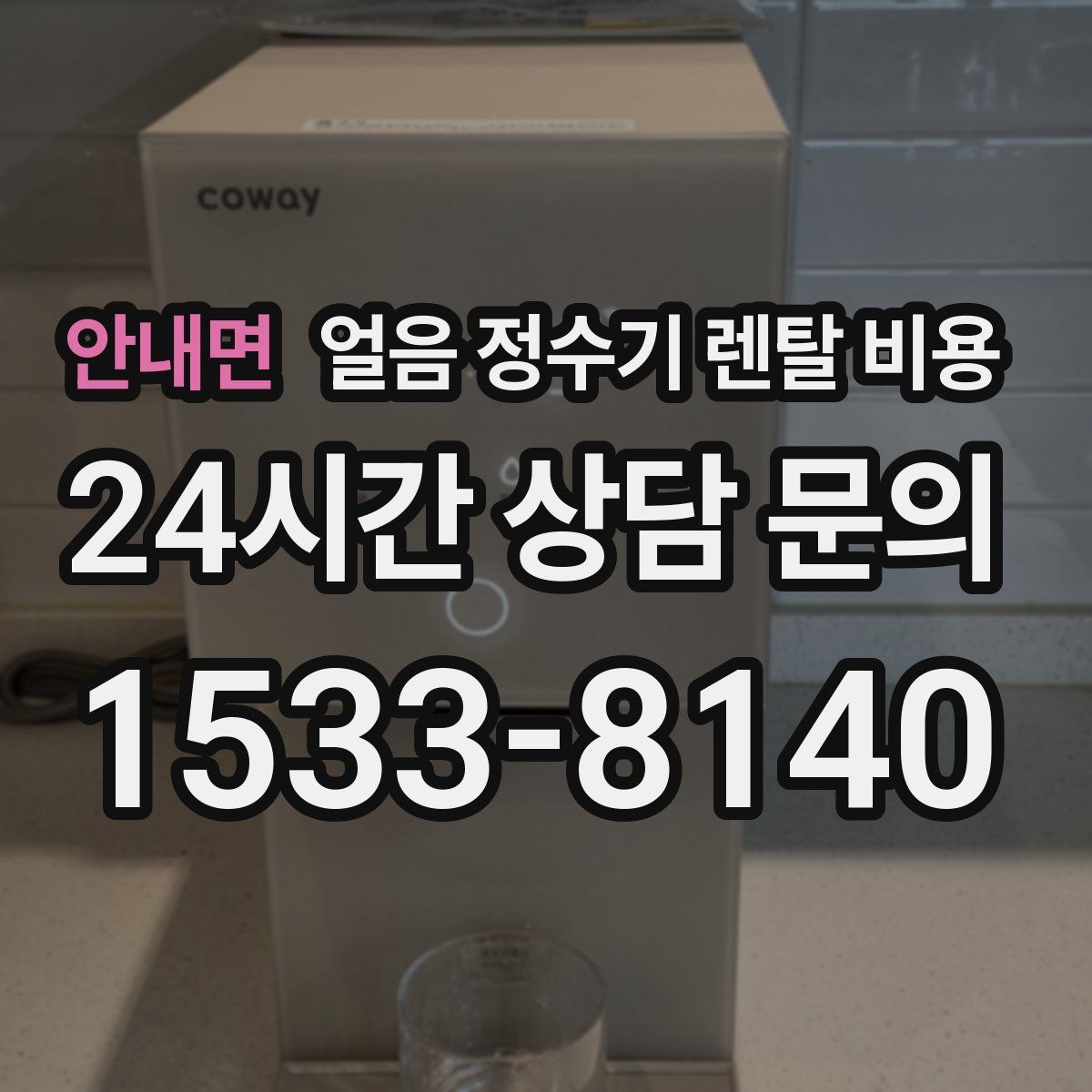 안내면 얼음 정수기 렌탈 비용
