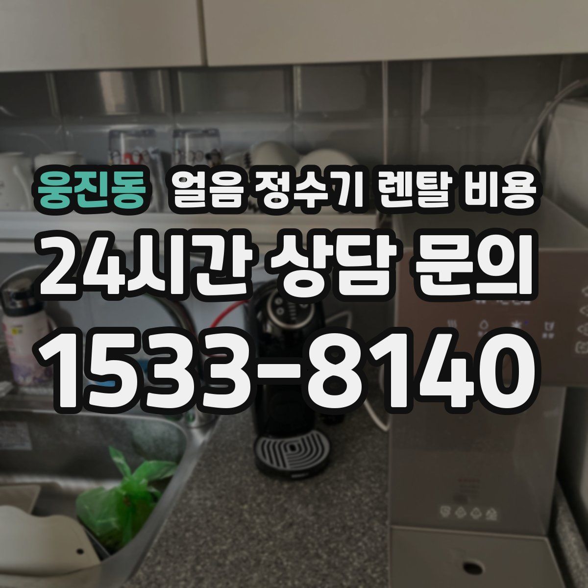 웅진동 얼음 정수기 렌탈 비용