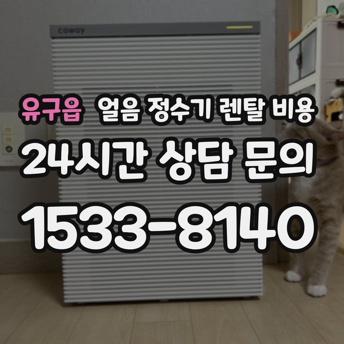 유구읍 얼음 정수기 렌탈 비용