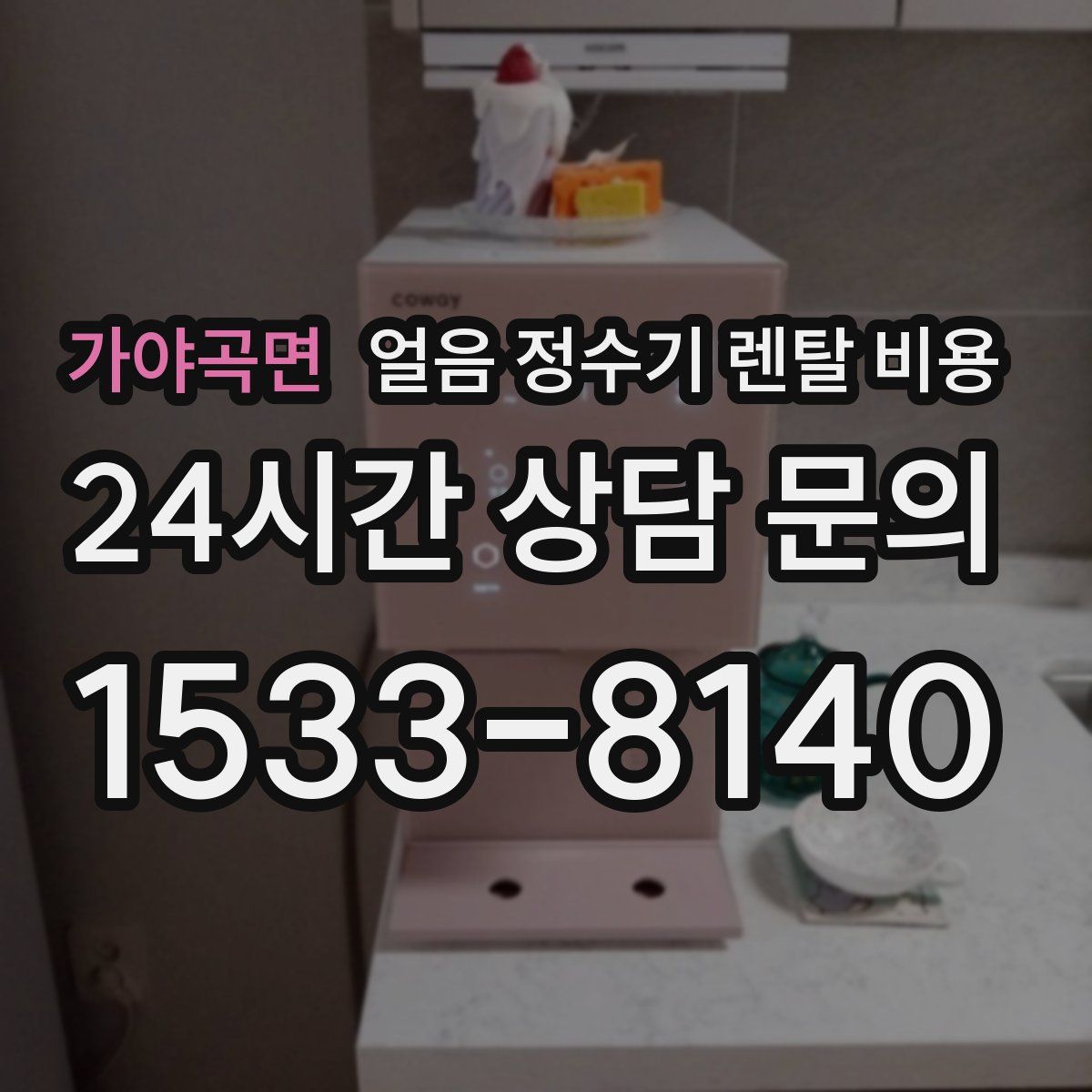 가야곡면 얼음 정수기 렌탈 비용