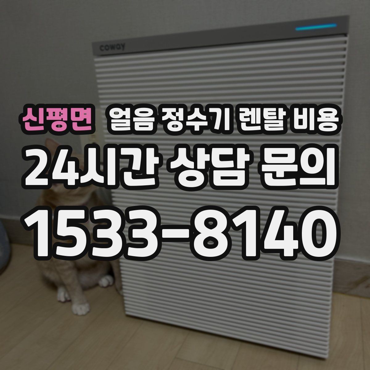 신평면 얼음 정수기 렌탈 비용 필터 관리까지 포함되는지 확인하는 방법