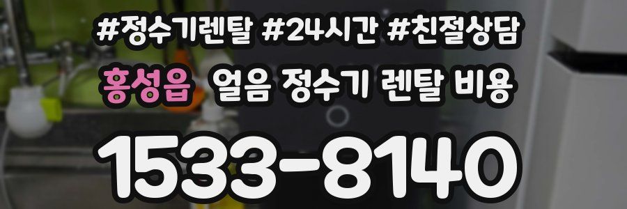 홍성읍 얼음 정수기 렌탈 비용